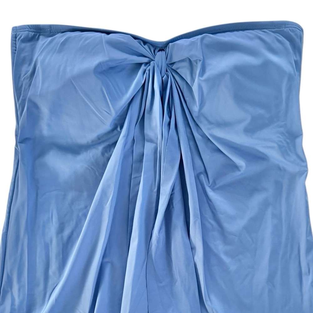 Tommy Bahama Pearl Sarong Wrap Bandini Top - Blue Monday - Picture 6 of 10